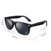 FEISEDY B1858 Polarized Sunglasses, Men's, Ultra Lightweight, Colored Lens, Large