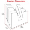 Acrimet 5 Section Incline File Sorter Organizer, Mail, Folder, Letter
