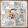 Yaocom 22 Pcs Metal Embossing Kit for Beginners, 0.3mm Thick
