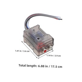 SEWACC 2pcs High to Low Audio Converter Adapter Subwoofer Amplifier Connector for Easy Installation Car Compatible Various Models