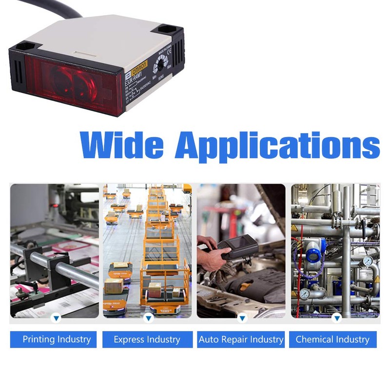 Photoelectric Sensor Switch, 90-250V AC 3A E3JK-R4M1 Specular Reflection Photoelectric