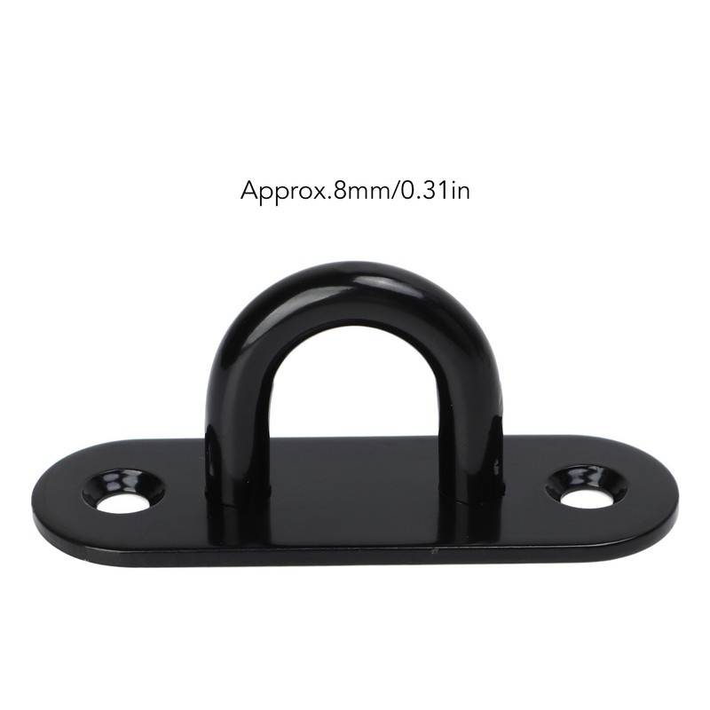5 PCS Stainless Steel Eye Plate Ceiling Hook Pad Eye