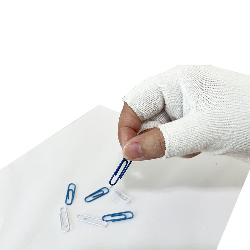 Edenswear Zinc Filled Fiber Adult Eczema Atopic Fingerless Gloves (L)