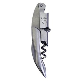 BarConic Sommelier Double-Hinged Corkscrew - Heavy Duty - Stainless Steel