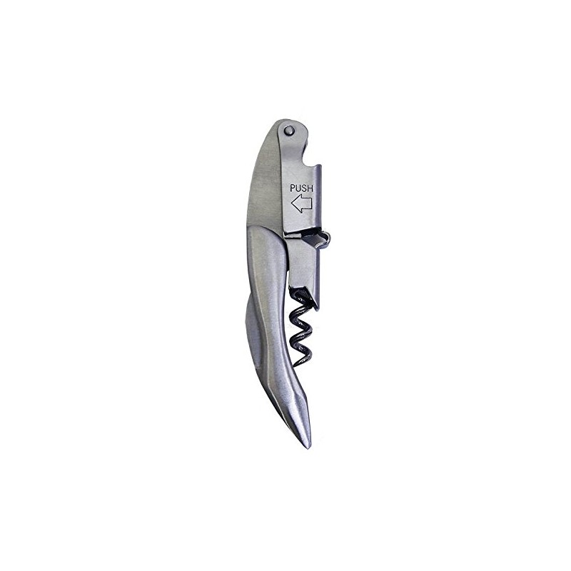 BarConic Sommelier Double-Hinged Corkscrew - Heavy Duty - Stainless Steel