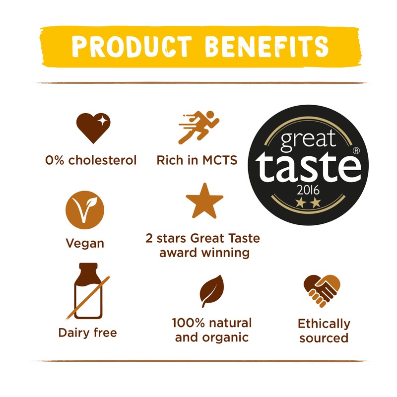 Organic Coconut Butter (200g) Vegan | Great for Cooking and