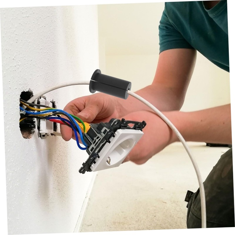 Mipcase 2pcs Cable Wall Grommets Cable Protector Sleeve for Easy