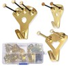 Godrii 26 Pcs Wall Hanging Hooks, Wall Hanging Nails, Load