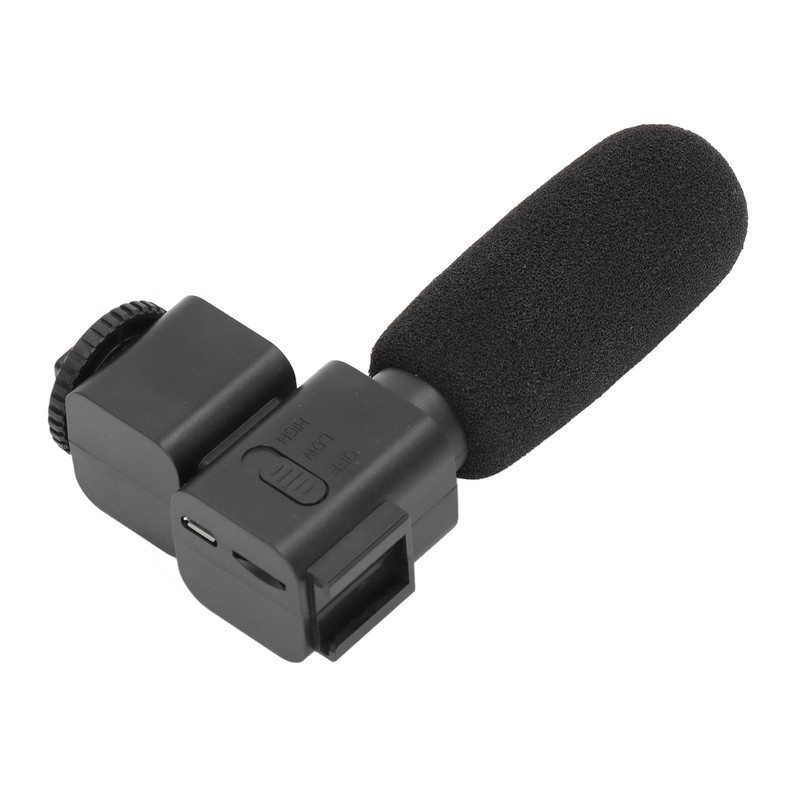 Video Recording Microphone Wide Range Frequency Shock Absorbing Stereo Interview