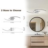HLILCEH 23.62 inch Modern Bathroom Vanity Light Brushed Nickel Lights