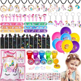 Kareeran Unicorn Party Bag Children's Birthday Girl Unicorn Gifts for Girls Birthday Decoration Unicorn Children's Birthday Party Favours Unicorn Gifts for 3-12 Years Children