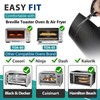8 Packs Air Fryer Liners Compatible with Breville(TOA-60, TOA-65), Cuisinart,