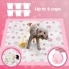 Pink Puppy Pads, Absorbent 23"x 23" 50 Count Cute Dog