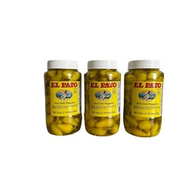 El Pato Hot Chili Peppers, 22oz, (Pack of 3)