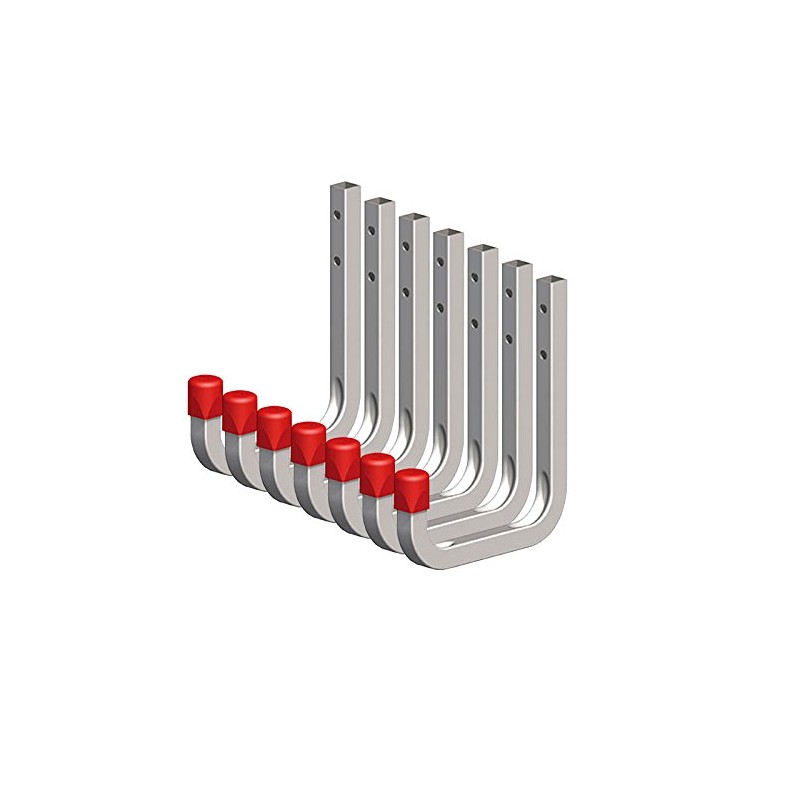 Secotec 7 x Universal Hooks Galvanised 80 x 120 mm