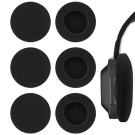 6 Stück Kopfhörerpolster Ohrpolster Schaumstoff 55 mm Ersatz Ohrpolster, Schwarze Ersatz Ohrpolster, Kopfhörer Pad, Ohrpolster, Schwamm Ohrpolster, Kopfhörer Abdeckungen für verschiedene Kopfhörer