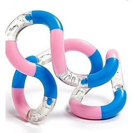 Selection of The Original Tangle Fidget toy. Decompression, Sensory (Pink/Blue/Clear)