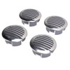 4pcs Stainless Steel Air Vents Louvered Grille Cover Vent Hood