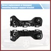 HEROFFIX 1 Pair Left and Right Side Front Bumper Mounting