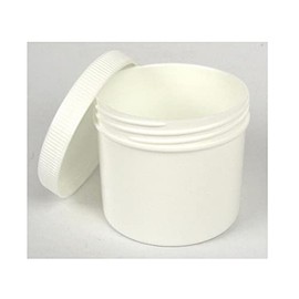 Sala Screw-On Lid Jar, Cream Jar, Ointment Box, Single Walled White, 100 ml (1)