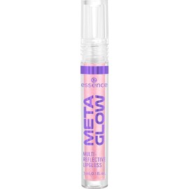 essence | Meta Glow Multi-Reflective Lip Gloss | Iridescent Shimmer, Holographic, Non-Sticky & Comfortable | Vegan & Cruelty Free (02 | Digital Pink)