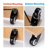 4-Pack 2" Gate Wheels, Anti-Sag Door Bottom Support Wheels, Anti-Friction