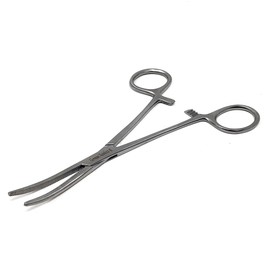 Multifunction Curved Serrated Hemostat Forceps 6.25" Stainless Steel Locking Pliers