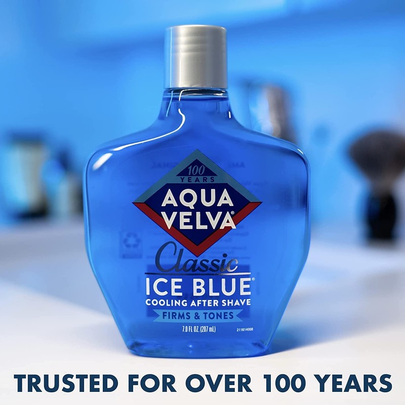 Aqua Velva Classic Ice Blue Cooling After Shave 3.50 oz