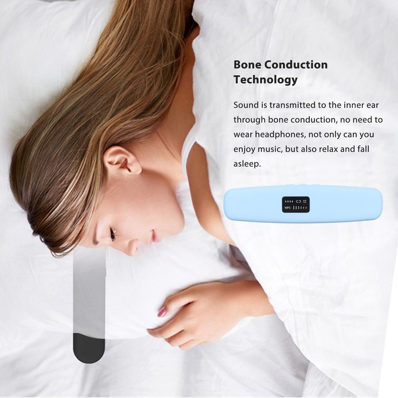 Bone Conduction Pillow Speaker Stereo Bass Wireless Bluetooth Pillow Speaker