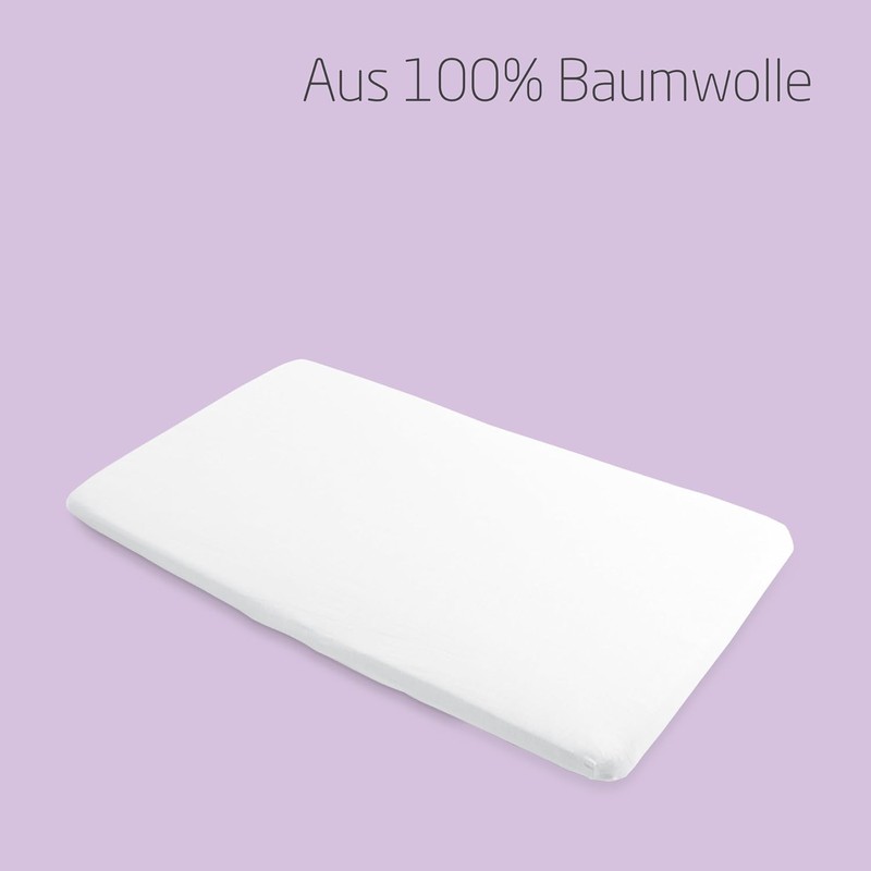 Maxi-Cosi Iris Flat Sheet, Fitted Sheet for Baby Cot, Fitted