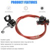 YOXUFA Mini Bike Hydraulic Disc Brake Caliper Kit Replacement for