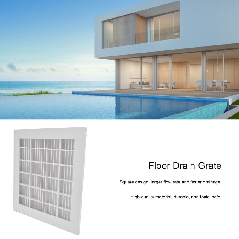 Swimming Pool Main Drain Cover Square Replacement Floor Drain Cover