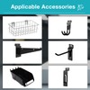 NeatiEase 2 x 4ft Slatwall Panel Wall Storage Systems, Slat