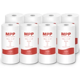 SimPure 10" x 4.5" Whole House Sediment Water Filter, 5 Micron 10" BB Water Filter Replacement Cartridge Compatible with W15-PR, HD-950A, GXWH35F, GXWH30C, FP15B, DGD-5005, GDA-7505-BB (8 Pack)