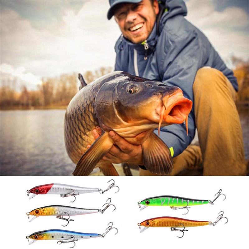 QBDIANGEN 5 Pcs Fishing Lures Set Hard Plastic Body Artificial