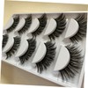 Healeved 10pairs Simulation Eyelashes Handmade Faux Lashes for Natural Eye