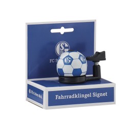 FanBike Fahrradklingel Schalke 04 Glocke Fc, weiß, 2 x 2 x 6 cm