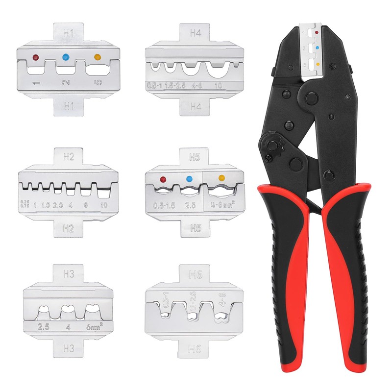 Mayouko 7PCS Quick Change Wire Crimping Tool Set for Heat