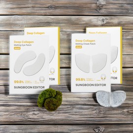Ingredient Editor Eye Patch Eye Area Elasticity Whitening Deep Collagen Glutathione Melting Eye 12 pcs + 12 Cheek Patches 1 pc 24 pieces / 성분에디터 눈 패치 눈가 탄력 미백 딥 콜라겐 글루타치온 멜팅 아이 12개 + 볼 패치 12개 1개 24개입