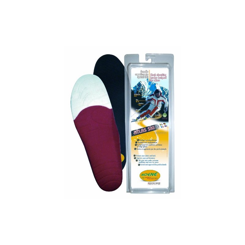 Noene NOATS/42 Ski Insole - 8 UK, Black