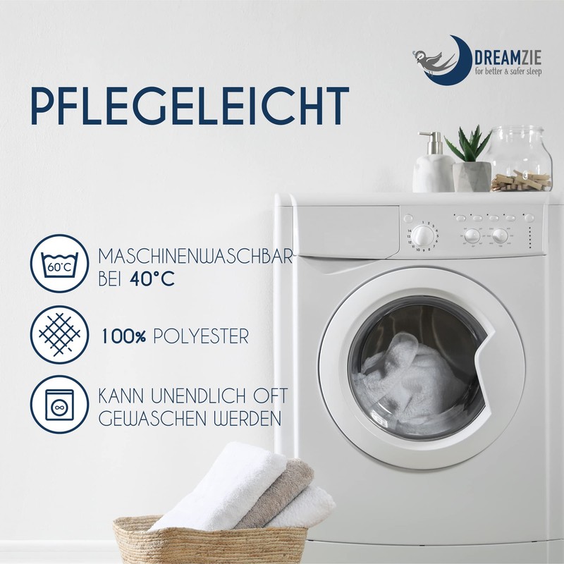 Dreamzie - Set of 2 Pillowcases - Anthracite Grey -