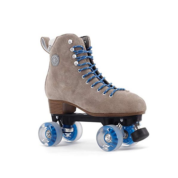 BTFL Pro Roller Skates Women, Kids or Men - Genuine Suede, Ideal for Outdoor Skating, Rink, Artistic and Rhythmic Skating. Stylish Colors Available. (Tony Pro US Women´s: 8 / US Men´s: 6.5)