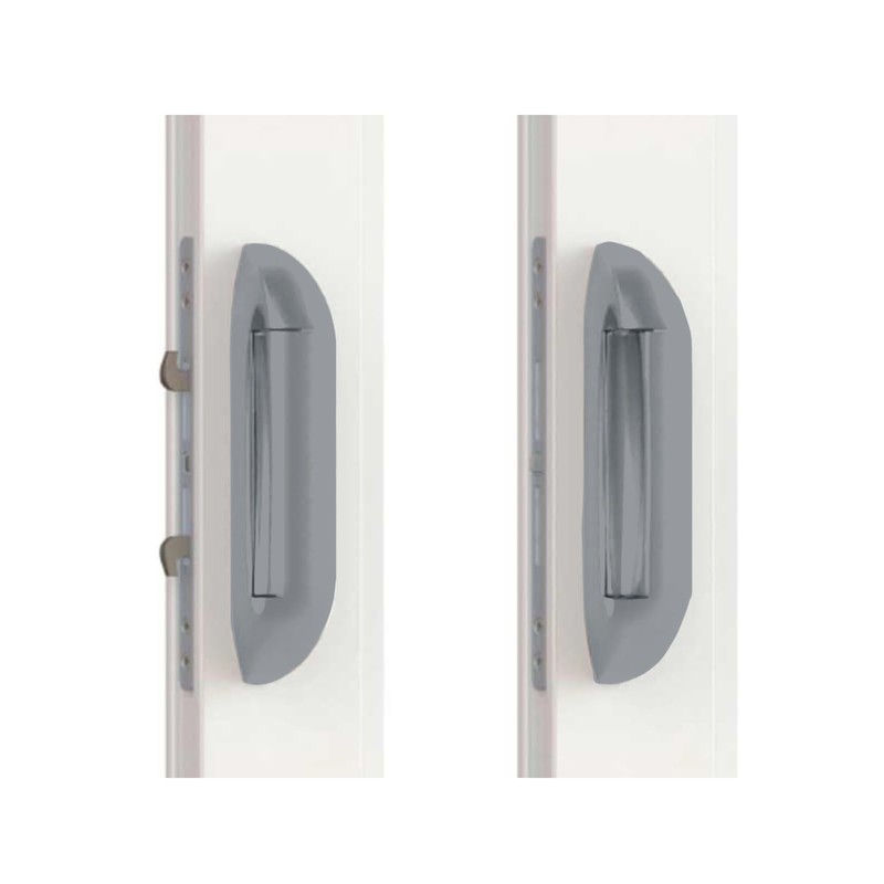 8.7" Interlock Intuition Sliding Glass Door Handle Kit Replacement -
