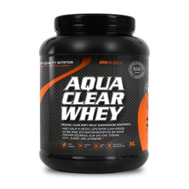 SRS Muscle - Aqua Clear Whey | Delicious Clear Whey Protein Drink | Super Refreshing, Less Sweet | Fat, Sugar and Lactose Free | German Premium Quality (Clear Apple, 900 g)