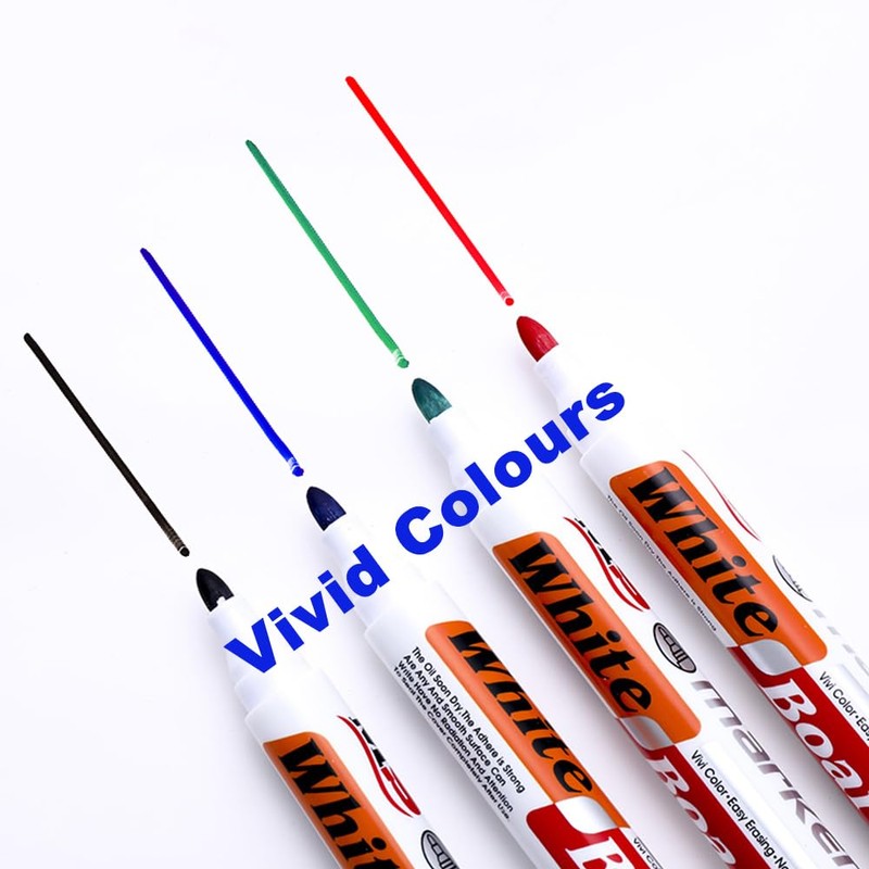 JYWYBF 12 PCS Whiteboard Markers Erasable, Whiteboard Pens with Large