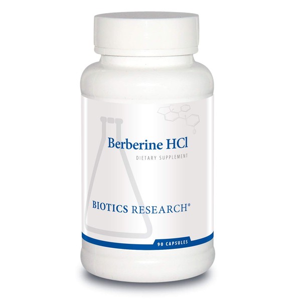 BIOTICS Research Berberine HCl Botanical Supplement, Supports Healthy Cholesterol