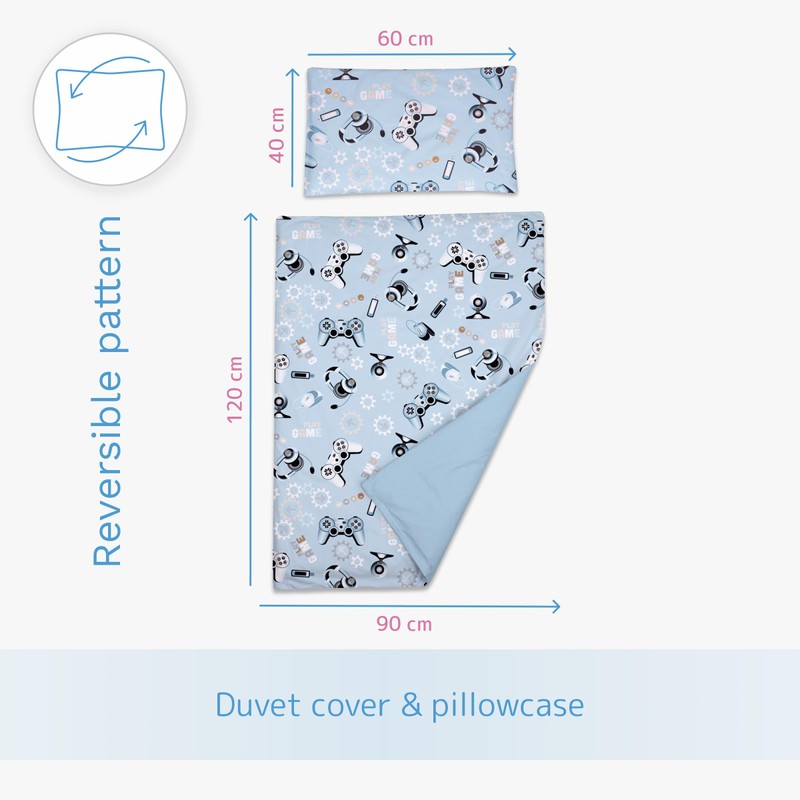 2 Piece Baby Kids Bedding Set 120x90 cm Duvet Cover