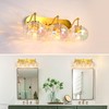 7" Glass Shade Replacement for E26 Pendant Lights, Colorful Hammered
