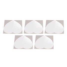 5 Sets Blank Sublimation Puzzles, Jigsaw Heart Shape A4 19x19cm 75Pcs for Heat Transfer Printing, Includes Bottom Plates, for Holiday