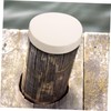 KICHOUSE 6pcs PVC Dock Piling Protection Caps for Wooden Piles